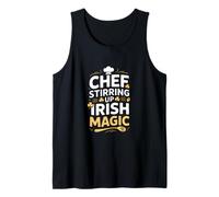 Chef Stirring Up Irish Magic St Patricks Day Tank Top