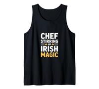 Chef Stirring Up Irish Magic St Patricks Day Tank Top