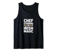 Chef Stirring Up Irish Magic St Patricks Day Tank Top