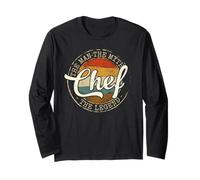 Chef The Man The Myth The Legend Vintage Stamp Cooking Long Sleeve T-Shirt