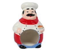 Chef Themed Kitchen Sponge Caddy for Home Décor Fat Chef Sponge Holder