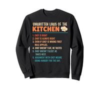 Chef UNWRITTEN LAWS OF THE KITCHEN Chefs Odd Cooking Sweatshirt