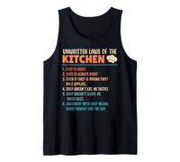 Chef Unwritten Laws of The Kitchen Chefs Odd Cooking Tank Top