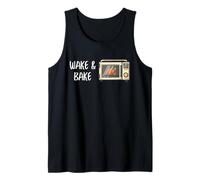 Chef Wake and Bake Chicken Roast Kitchen Humor Graphic Art Tank Top
