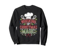 Chef Whisking Up Christmas Magic Baking Sweatshirt