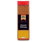Chef William Ground Nutmeg 6 x 450g - Bulk Catering Spice, Pure Nutmeg Powder, Vegan & Gluten-Free