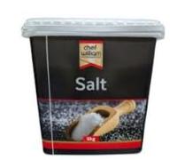 Chef William Table Salt 6kg - (Pack of 2)