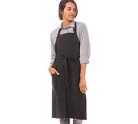 Chef Works Urban Rockford Canvas Bib Apron Steel Grey - [BB018]