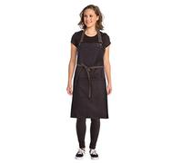 Chef Works ABWT051-BNB-0 Wet Look Boulder Bib Apron, Black