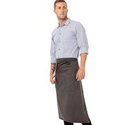 Chef Works ALWAQ024-PEW-0 Dorset Antique Bistro Apron Pewter, Grey