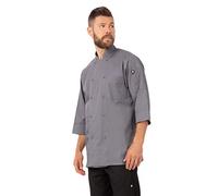 Chef Works B178-3XL Unisex Chefs Jacket, 3XL, Blue