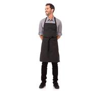 Chef Works B229 Bib Apron, Pinstripe