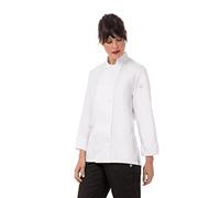 Chef Works B664-S Sofia Women's Chefs Jacket, Small, White