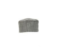 Chef Works Corvallis Crosshatch Beanie, Black Steel Grey, One size
