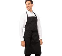 Chef Works Latzschürze Ohne Taschen Bib Apron, Black, 24W / 32L