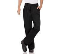 Chef Works Men's Basic Chef Pants, Black, 40