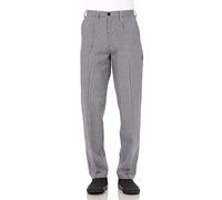 Chef Works Men's Basic Chef Pants, Small Check, 34