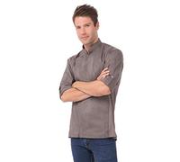 Chef Works Men's Bclz008gpgs Chef s Jacket, Graphite Gray, UK