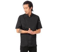 Chef Works Chef Jacket BCSZ009BLKM Black Men's M (UK)