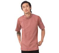 Chef Works Men's BCSZ009BRIS Chef's Jacket, Brick, Small