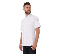 Chef Works Men's Bristol Signature Series Chef Coat Jacket, White, S