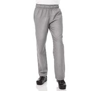 Chef Works Men's Essential Baggy Chef Pants, Small Check, 3X-Large