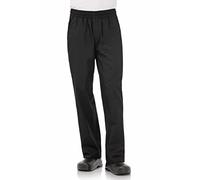 Chef Works Men's Lightweight Baggy Chef Pants, Black, Large