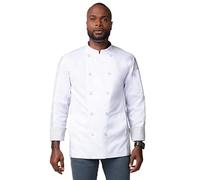 Chef Works Men's Mojave Chef Coat, White, M