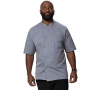 Chef Works Men's Herren-kochmantel Montreal Cool Vent Chef Coat, Gray, XXL