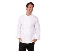 Chef Works Men's Oslo Premium Cotton Chef Coat Jackets, White, 42