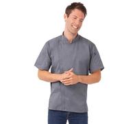 Chef Works Men's Springfield Chef Coat Jacket, Ink Blue, 4XL