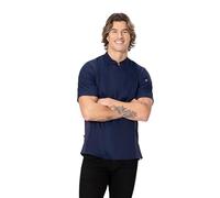 Chef Works Men's Springfield Chef Coat, Navy, 4XL