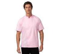 Chef Works Men's Springfield Chef Coat, Pink, M