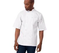 Chef Works PCSS Volnay Essential Chef Coat, White, Small