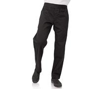 Chef Works - Chef Pants PBN01BLKL - Slim Urban, Black - Men's L (UK)