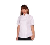 Chef Works Springfield White Women's Short Sleeve Chef Jacket Large (Each)