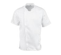 Chef Works Springfield Zipper Mens Chef Jacket White XL