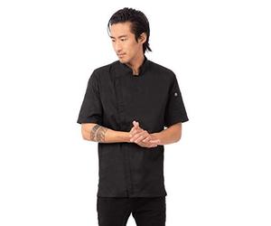 Chef Works Springfield Zipper Unisex Chef Jacket Black for Better Experience