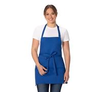 Chef Works Unisex-Adult Three Pocket Apron, Royal, One Size - Standard
