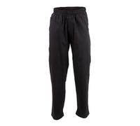 Chef Works Unisex Better Built Baggy Chefs Trousers in Black - Polycotton