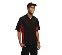 Chef Works Unisex Contrast Shirt Black & Red S