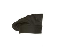 Chef Works Unisex Cool Vent Chef Toque, Black, One Size