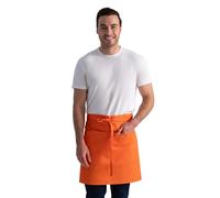 Chef Works Unisex Half Bistro Server Apron, Tangerine, One Size