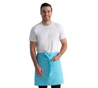 Chef Works Unisex Half Bistro Server Apron, Turquoise, One Size