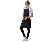 Chef Works Unisex Memphis Bib Apron, Indigo Blue - Bib Apron, One Size UK