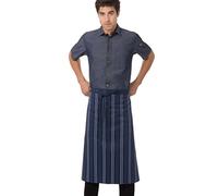 Chef Works Unisex's Presidio Bistro Apron, Navy Blue, One Size