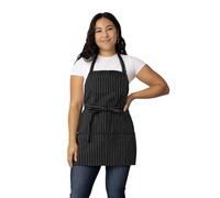 Chef Works Unisex Three Pocket ApronApron, Pinstripe, One size