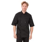 Chef Works Unisex Volnay Chef Coat, Black, 3XL