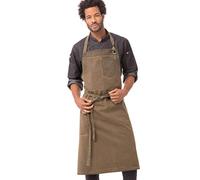 Chef Works Unisex's ABCAQ004GBN0 Work Utility Apron, Golden Brown, One Size