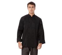 Chef Works Unisex's Calgary Cool Vent Chef Coat Jacket, Black, 5X-Large